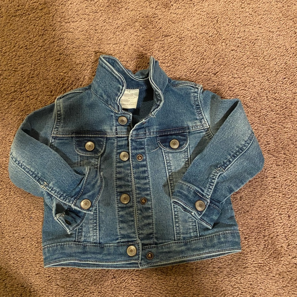 Gently used infant denim jacket